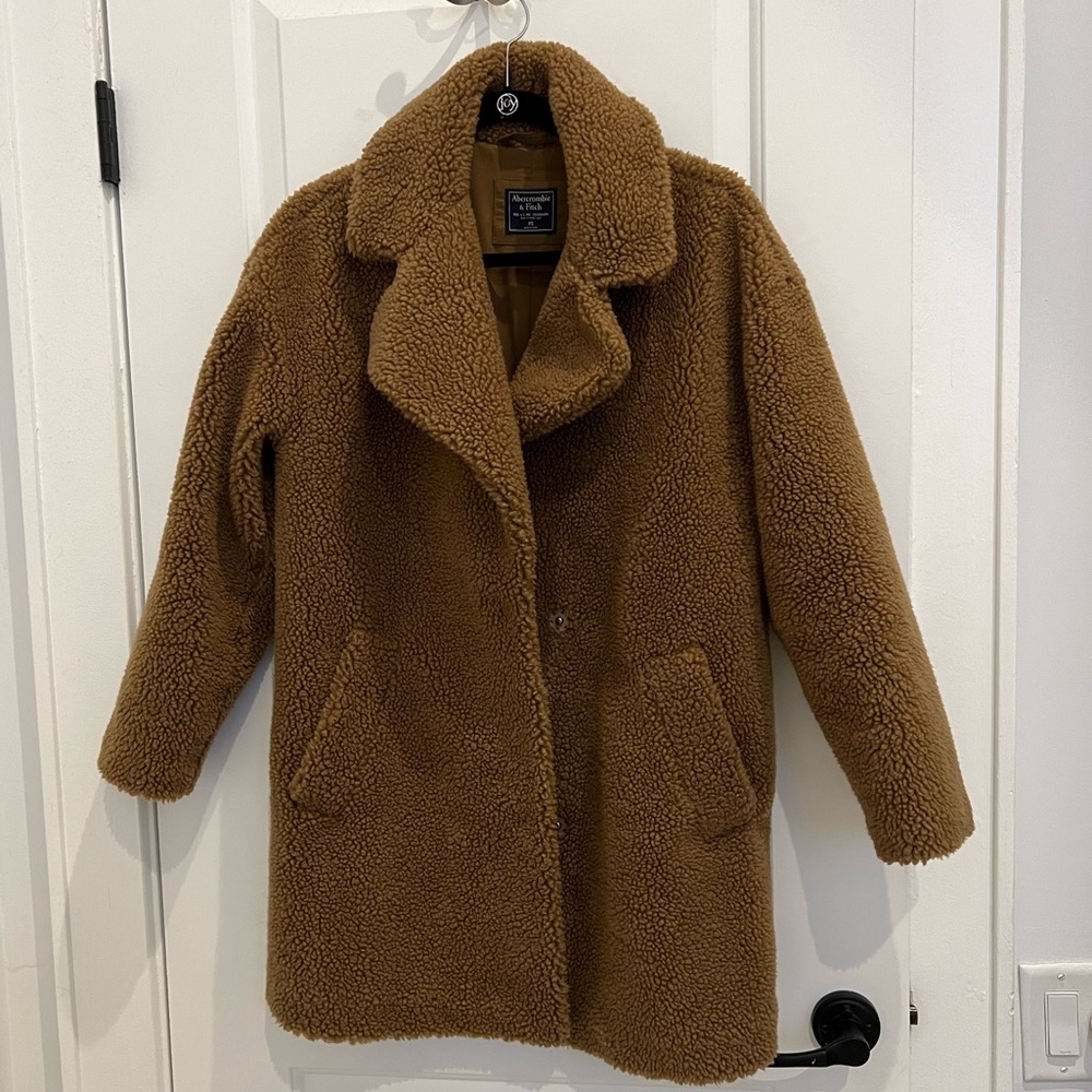 Abercrombie & Fitch Teddy Sherpa Coat